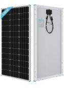 Renogy 100 Watt Solar Panel 12 Volt High Efficiency Monocrystalline Module RRP £82.99