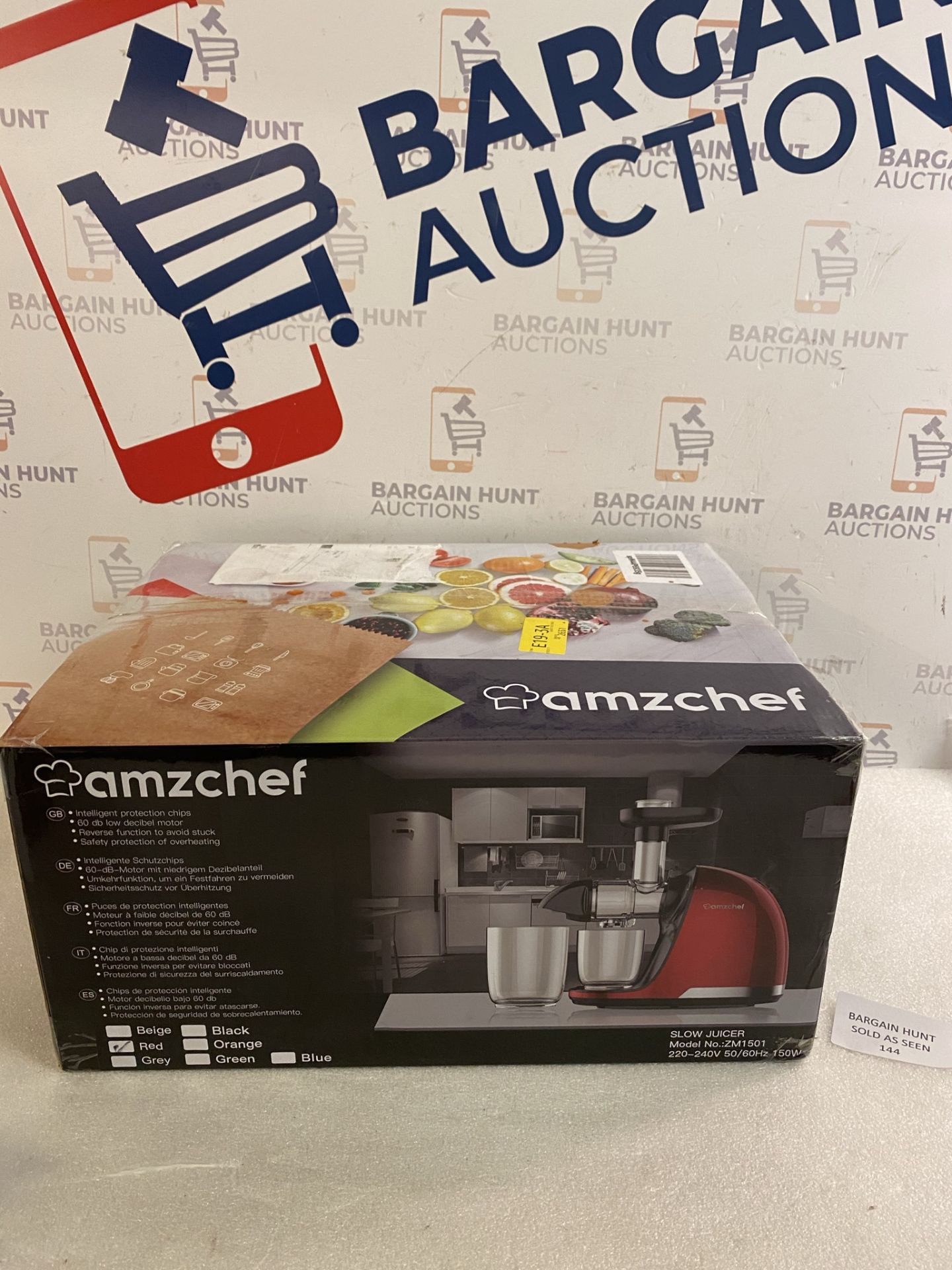 Amzchef Juicer Machine Slow Masticating Juicer Extractor RRP £99.99