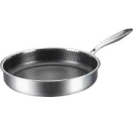 Winsdom Stainless Steel Large Induction Deep Frying Pan RRP £39.99