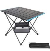 Reakoo Aluminium Table Top Camping Table, Set of 2 RRP £60