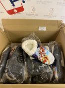 Xmas White House Slippers, Set of 9 total RRP £225