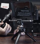 Ambitful Teleprompter Kit Portable Inscriber (missing remote) RRP £47.99