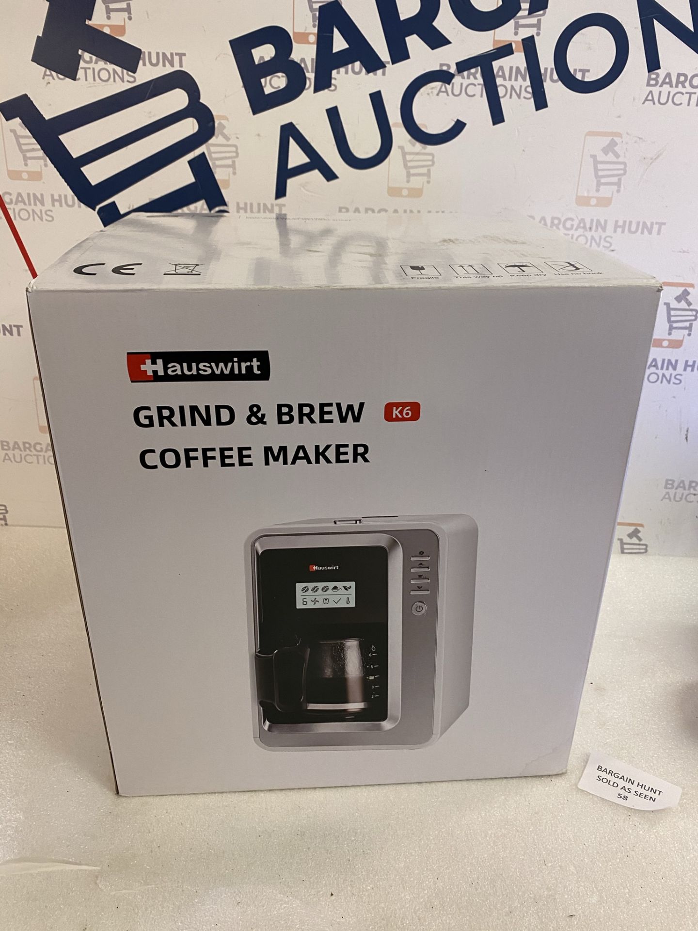 Hauswirt Grind & Brew Bean to Cup Coffee Machine RRP £119.99