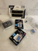 Set of SD Cards and PC Memory SSD