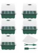 Danolt 5pack 6o Cells Seed Trays Plant Germination Trays, Set of 8 RRP £112