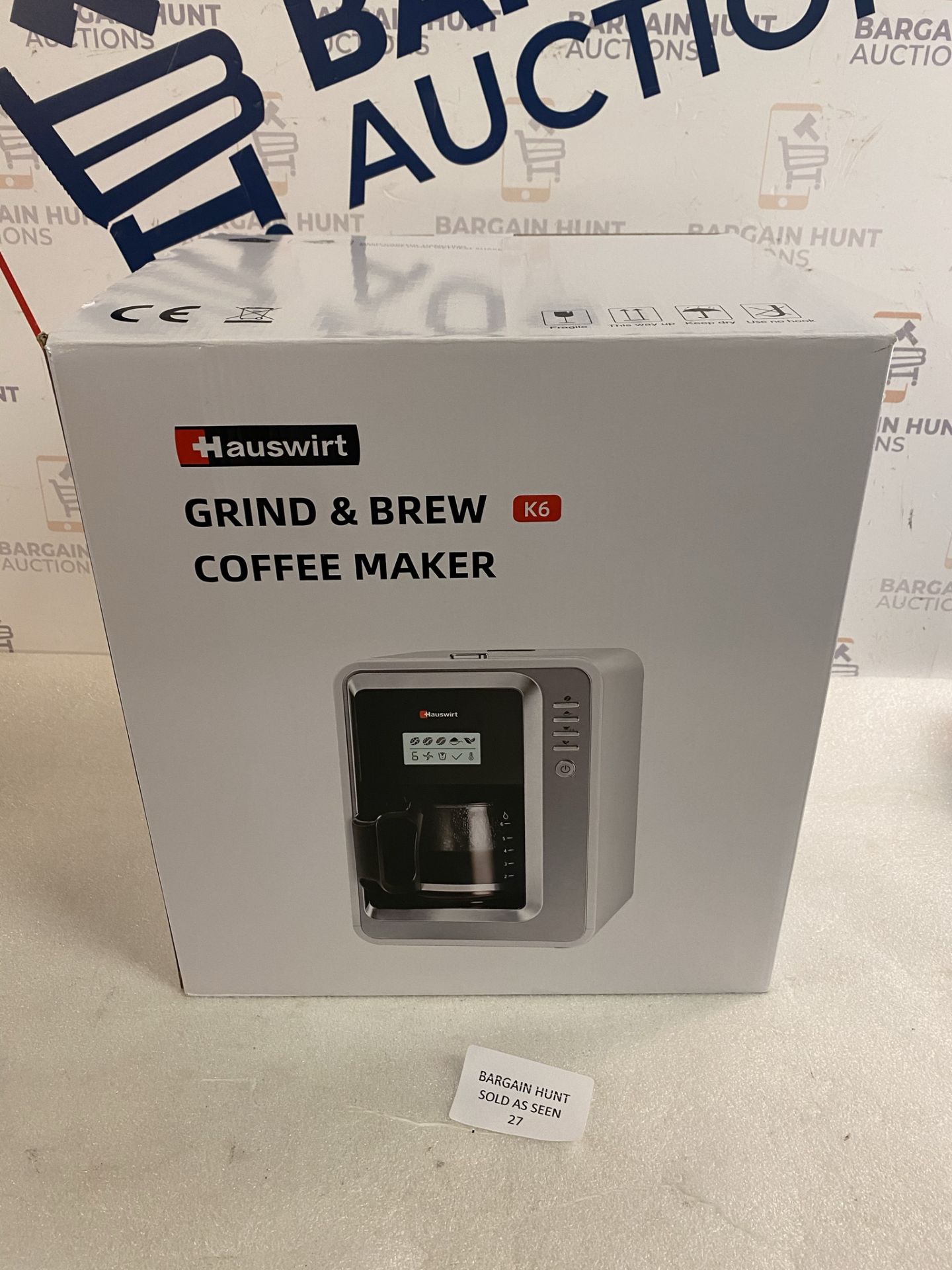 Hauswirt Grind & Brew Bean to Cup Coffee Machine RRP £119.99 - Image 2 of 2