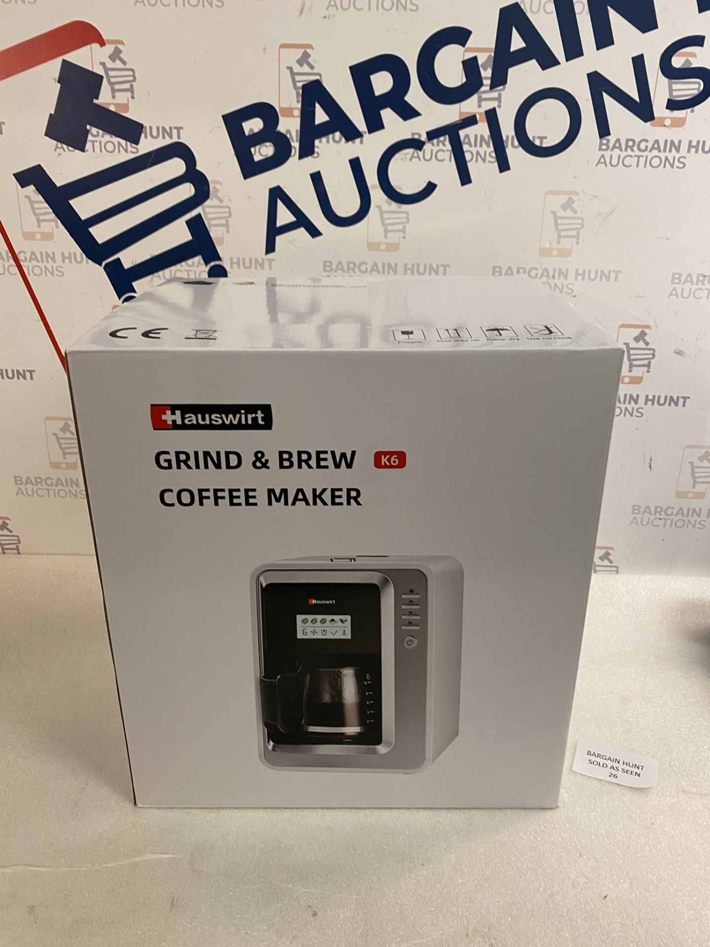 Hauswirt Grind & Brew Bean to Cup Coffee Machine RRP £119.99 - Image 2 of 2