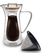 Bolio Double Wall Pour Over Glass Decanter RRP £39.99