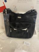 Quenchy London Ladies Designer Handbag in Soft Real Sheep's Leather