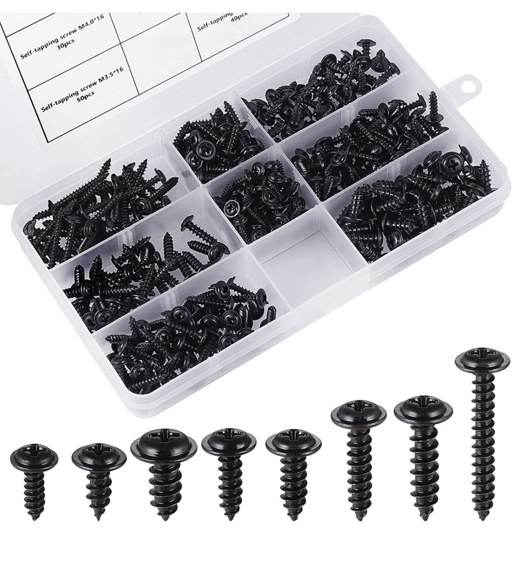 Fentar 350pcs Assorted Self Tapping Screws Pack, Set of 20 RR £200