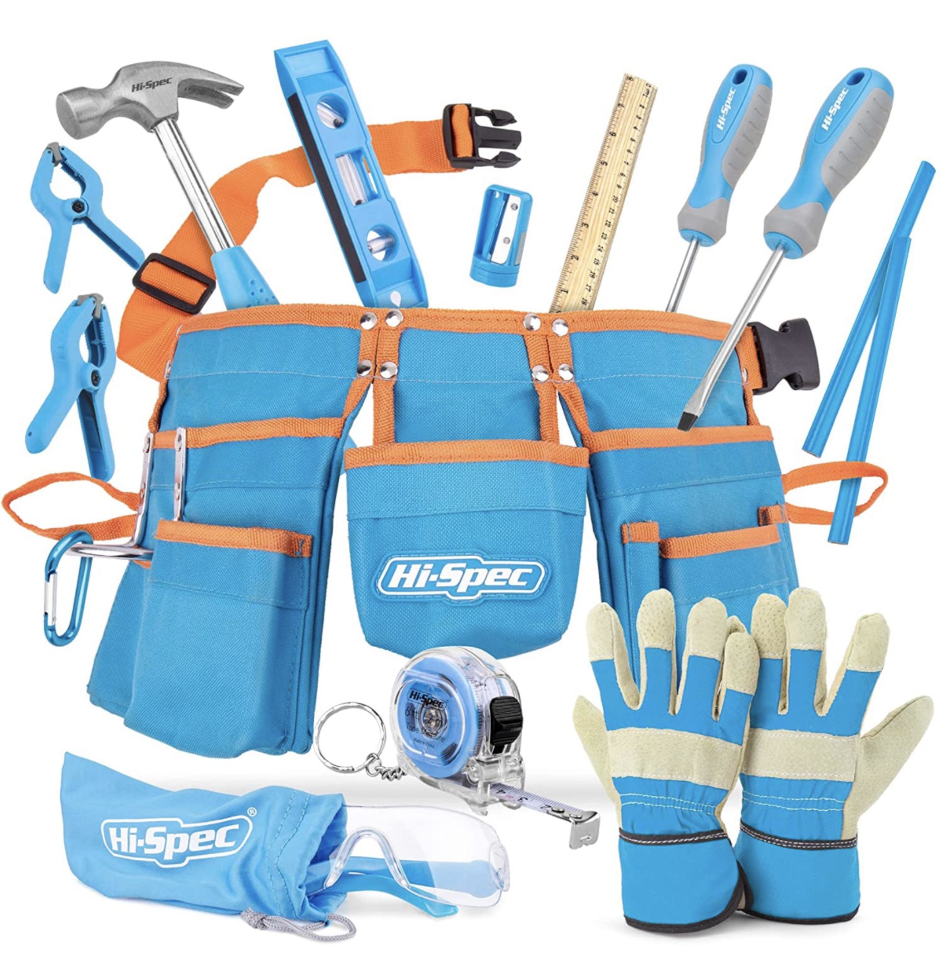 Hi-Spec 16 Piece Blue Kids Tool Kit Set