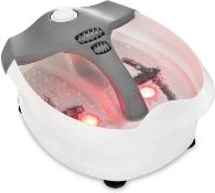 LIVIVO Deluxe Foot Spa Heated Multi-Function Soak with Infrared Sanitising Light