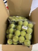 Sturdy Durable Tennis Balls with Mesh Carrying Bag, 9 Packs of 12