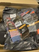 RRP £120 Set of 10 x Mens Socks (12 pairs) Cotton Rich Breathable, Designer Mens Socks