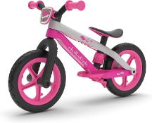 RRP £79.99 Chillafish Bmxie² Lightweight Balance Bike with Integrated Footrest & Footbrake