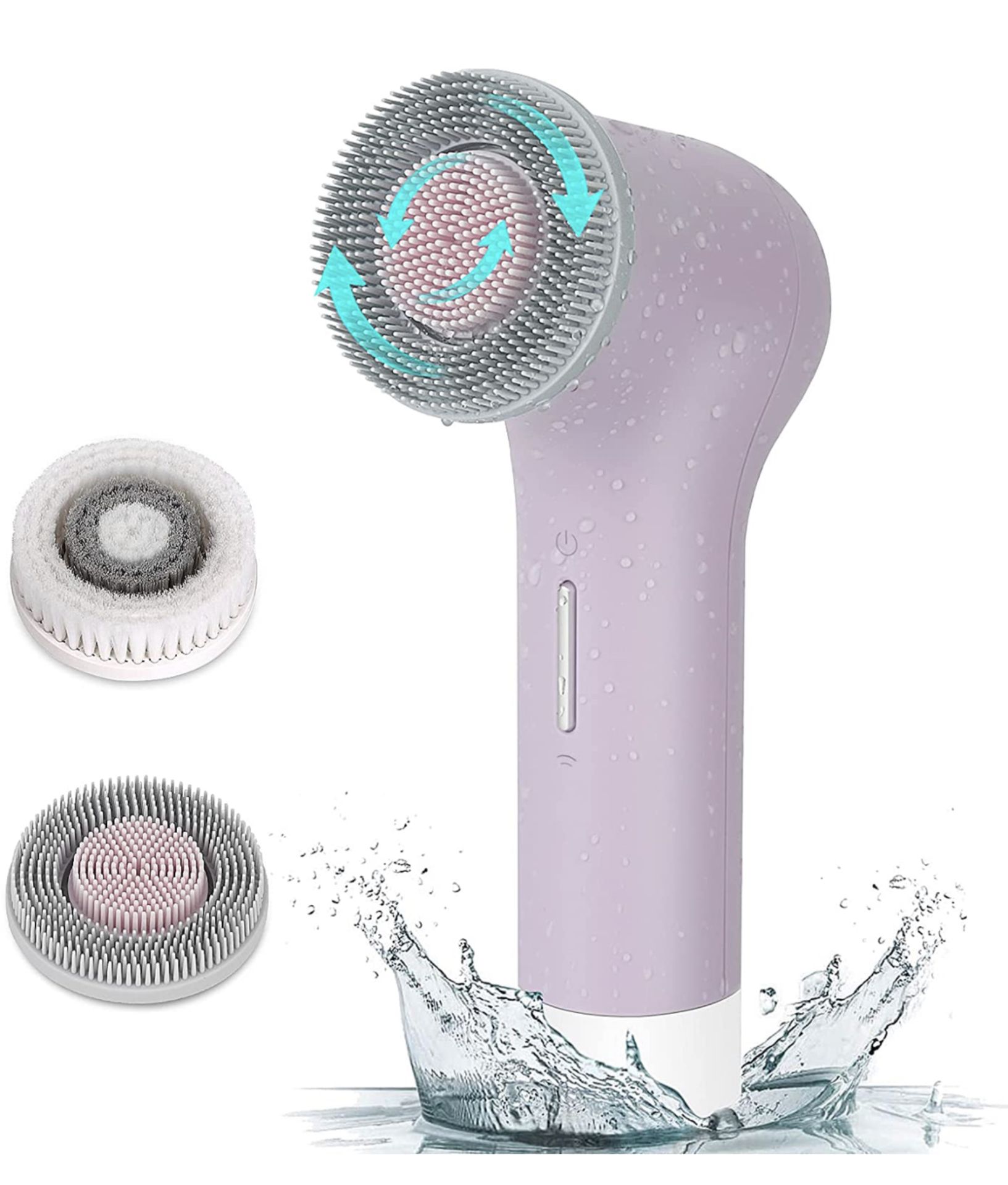 MyCarbon Facial Cleansing Brush IPX7 Waterproof Electric Facial Brush