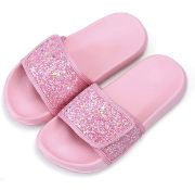 Girls Summer Sequin Slippers, Set of 4 RRP £56