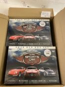 RRP £64 Set of 8 x The Iconic Collection Sports Car Collection Four DVD Box Set