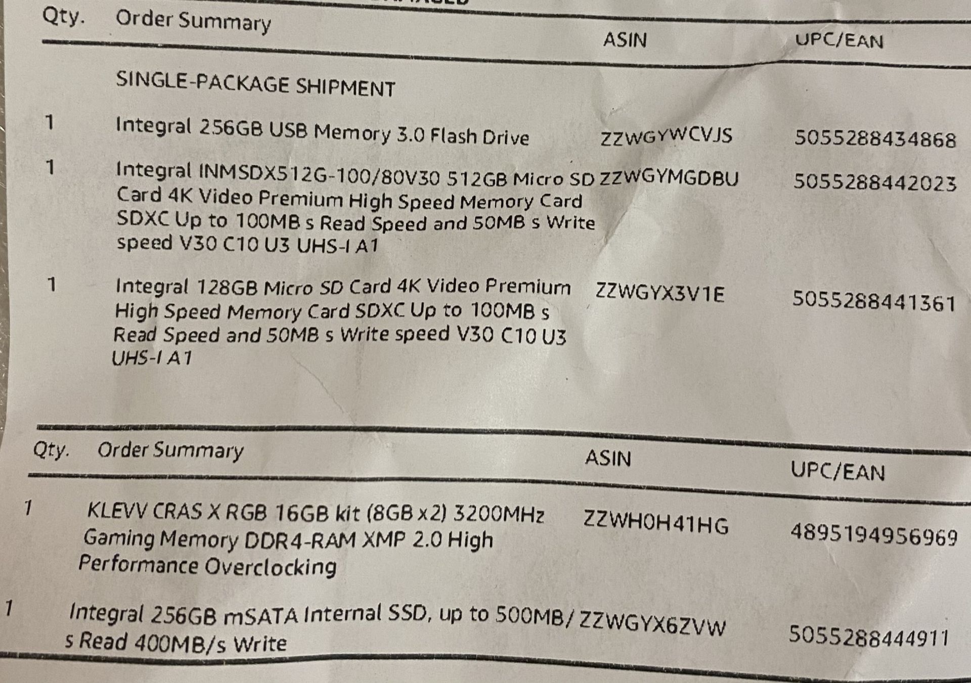 Set of Memory Cards PC SD Cards (for list/ description, see image) - Image 2 of 2