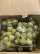 Sturdy Durable Tennis Balls with Mesh Carrying Bag, 10 Packs of 12