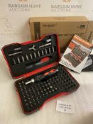 Hi-Spec Multi Bits Screwdriver & Ratcheting Handle Tool Set Kit