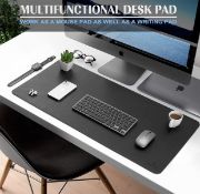 Knodel Desk Pad Office PC Mat 40 x 80 cm PU Leather Mat, Set of 3 RRP £39