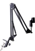 RRP £180 Set of 12 x KD95 Broadcast Microphone Foldable Desktop Tripod Shock Mount