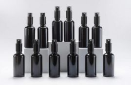 Yizhao 50ml Black Glass Spray Bottles for Essential Oils, 12 pcs RRP £37.99