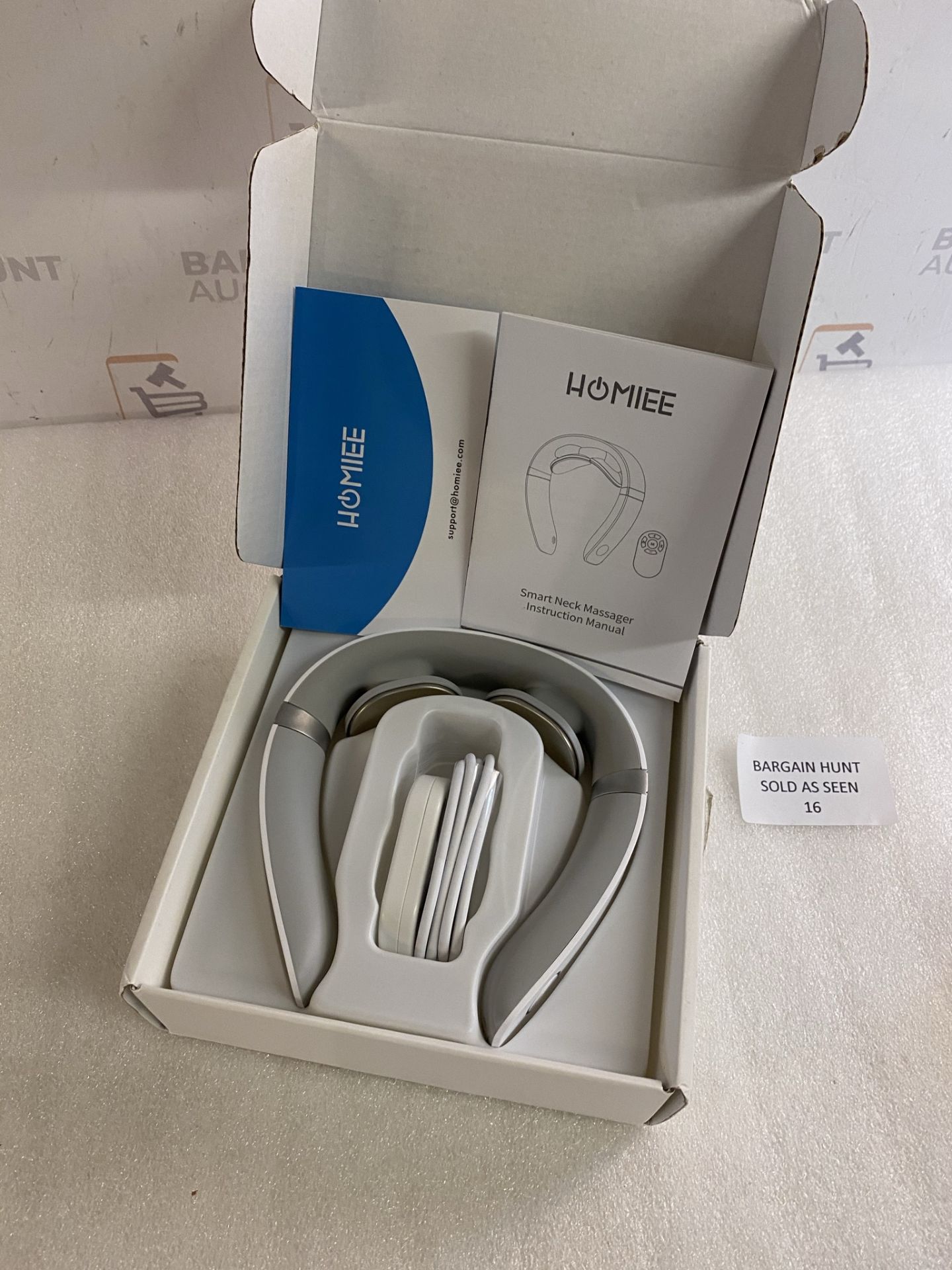 HOMIEE Smart Neck Massager with Heat, Electromagnetic Pulse Neck Massager - Image 2 of 2