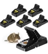 Ales Mouse Traps Reusable Snap Traps, 6 packs of 6 RRP £60