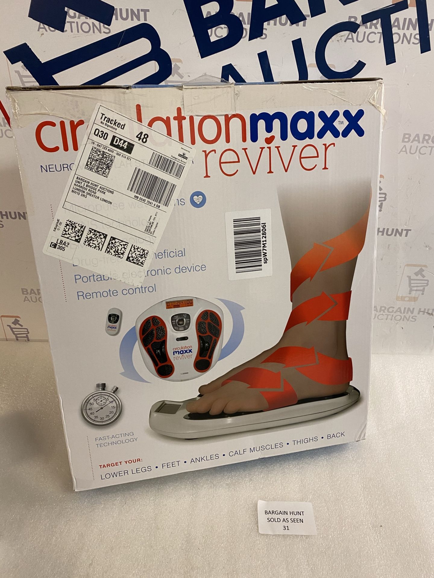 RRP £99.99 Vytaliving Circulation Reviver Foot Massager Circulation Blood Booster