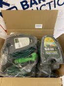 Green Haven Lightweight 10m Garden Hose Reel, Set of 4 RRP £80