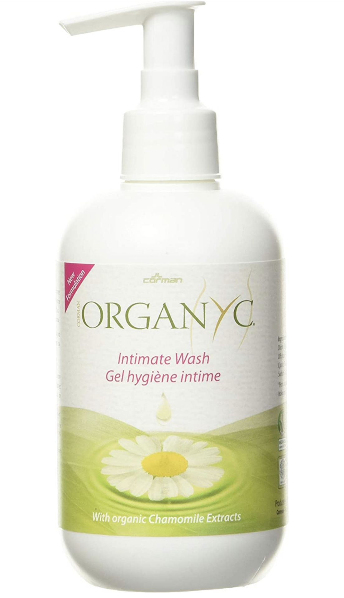 Organyc Intimate Wash with Chamomile, Set of 3