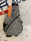 RRP £33.99 TINYAT Sling Bag Sport Rucksack Chest Bag Travel Casual Crossbody Shoulder Bag