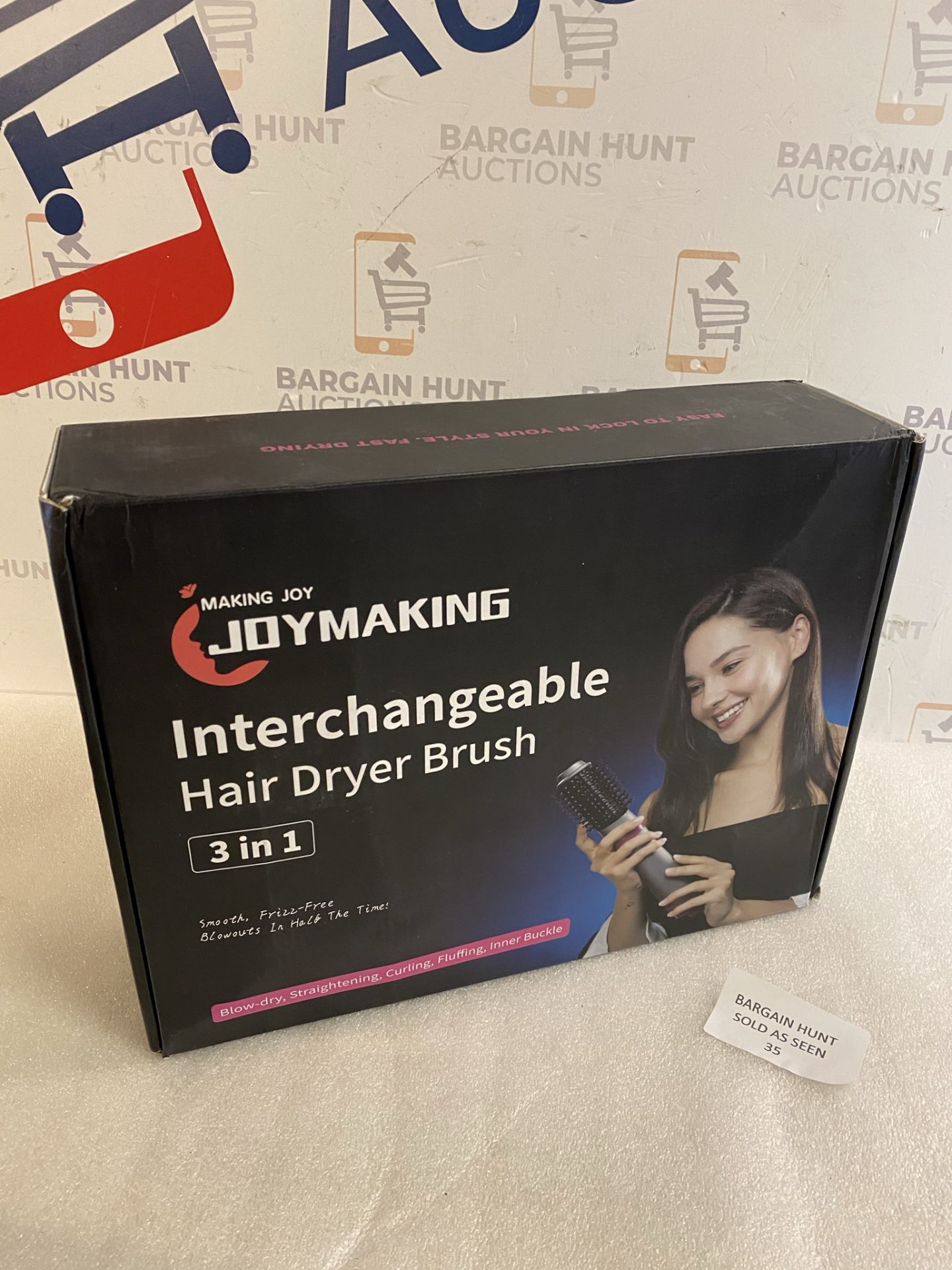 Joymaking 3-in-1 One Step Hot Air Brush Negative Ion Hair Dryer & Volumizer Brush
