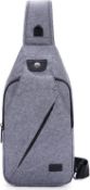 TINYAT Cross Body Bag Mens Sling Shoulder Bag Crossbody - Backpack