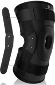 Neenca Hinged Knee Brace Adjustable Knee Brace, XXL Set of 2 RRP £56