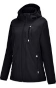 Reyshonwa Women's Softshell Waterproof Jacket, L RRP £79.99