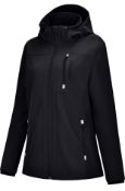 Reyshonwa Women's Softshell Waterproof Jacket, XL RRP £79.99