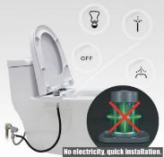 Bidet Toilet Seat Attachment Sprayer Self Cleaning Retractable Nozzle