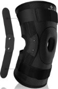 Neenca Hinged Knee Brace Adjustable Knee Brace, XXL Set of 2 RRP £56