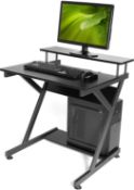 Leezepro Computer Desk Adjustable Mobile Z-Shaped Home Office Desk RRP £49.99