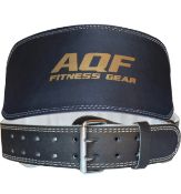 AQF 6" Weight Lifting Leather Belt, XXL