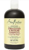 RRP £112 Set of 8 x Shea Moisture Jamaican Black Caster Oil Strengthen Grow Shampoo, 384ml