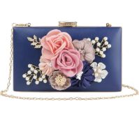 Women's Floral Clutch Bag