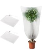 Upriver Plant Protection Covers, 2-Pack Garden Fleece Covers, RRP £90 Set of 10 packs of 2