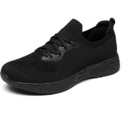 Men's Women's Lightweight Trainers Sports Sneakers, 9.5 UK