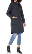 Joules Women's Chatham Quilted Coat - Marine Navy, 10 UK RRP £139
