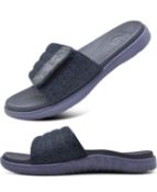 Oncai Mens Slide Sandals, 12 UK RRP £28.99