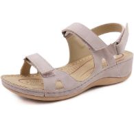 RRP £33.99 Celanda Ladies Open Toe Sandals Faux Leather Sandals, 39 EU